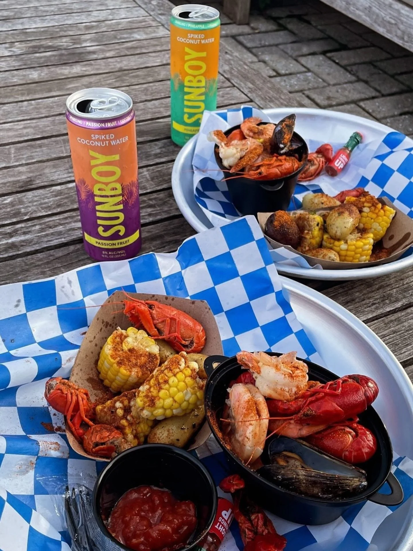Craving something bold? Our Seafood Boil is back next Wednesday!

 @drinksunboy , our official partner, will be onsite with free tastings, giveaways and more. Come hungry, thirsty and ready to try some seafood and Sunboys.

&bull;
&bull;
&bull;
#seaf