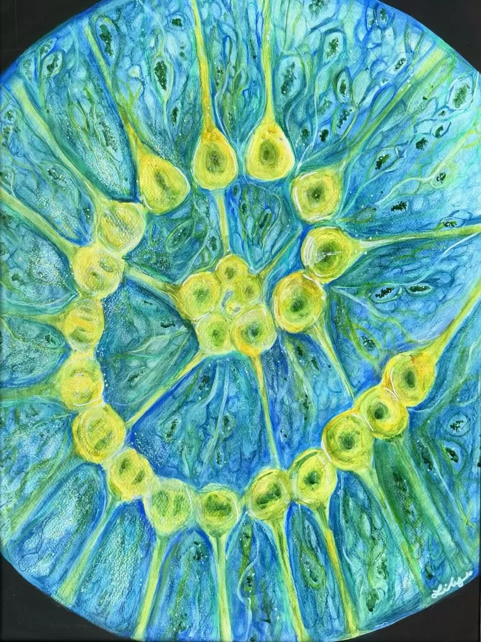 Edge of Infinity by Lily Holt, Mixed Media, Grade 9, River Hill High School, Teacher: Caroline Appel, Howard County Public Schools