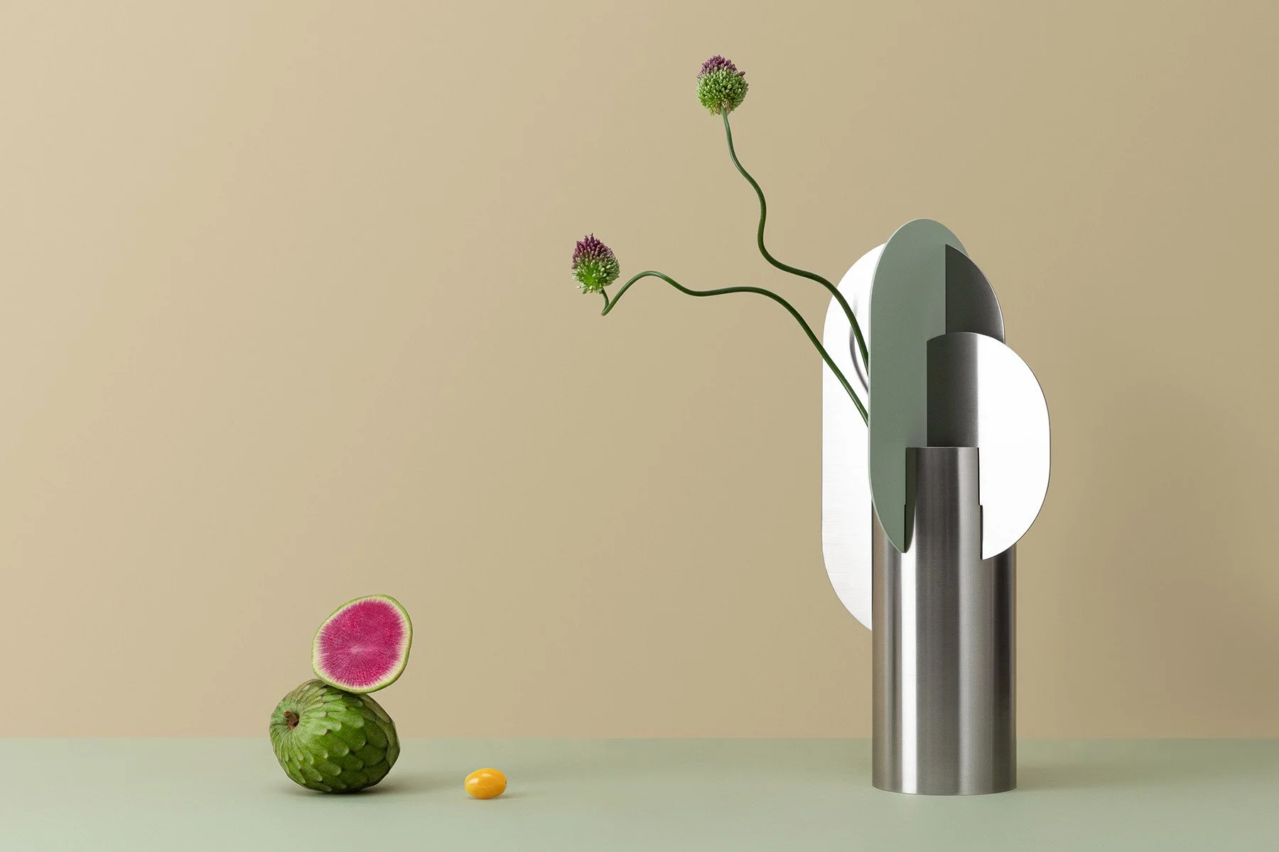 Suprematic Vases in Stainless Steel