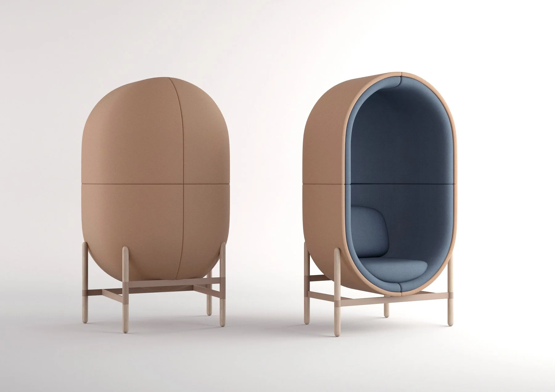 Capsule soft seating collection