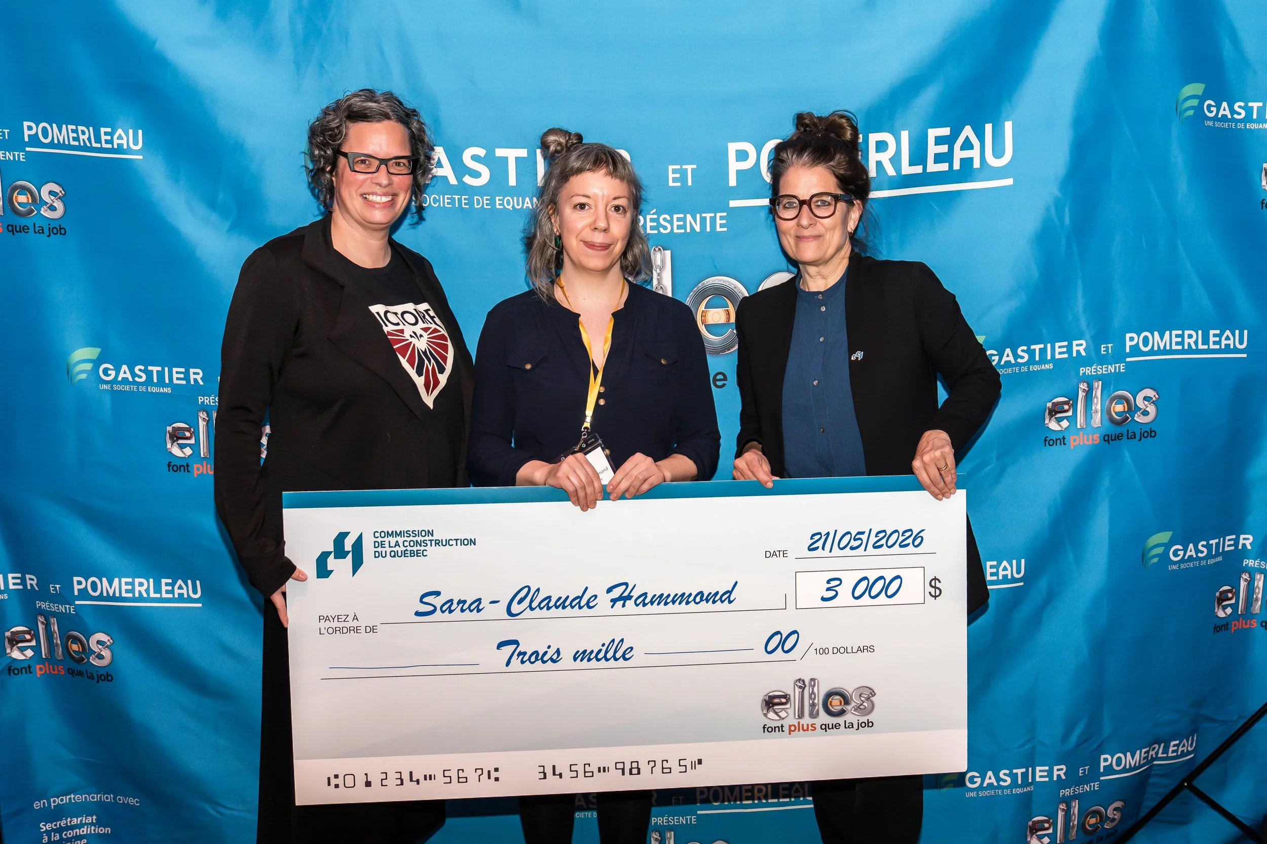 Bourse coup de coeur de la CCQ 2026 : Sara-Claude Hammond