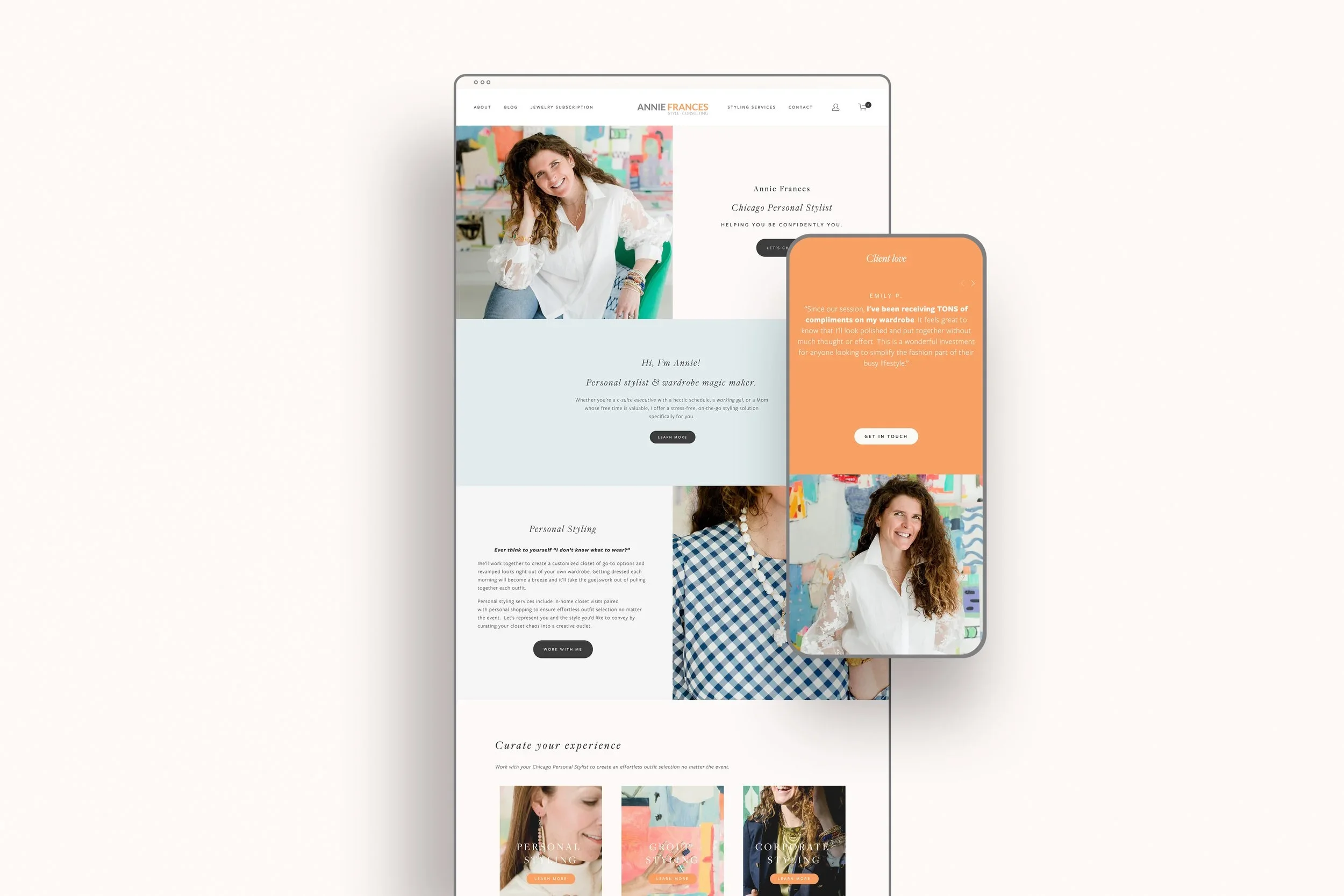 From WordPress to Squarespace: A Fresh, Functional Website for a Growing Styling Business