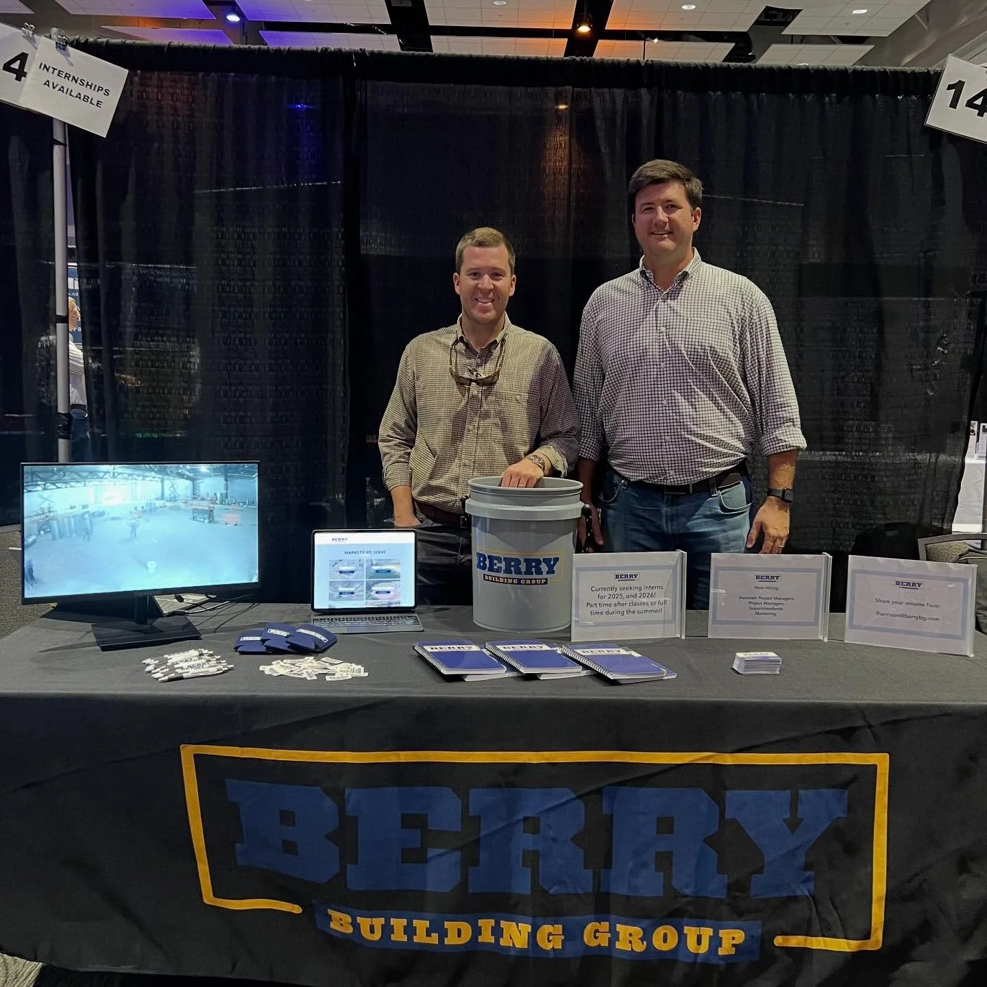 Pirates supporting Pirates!

Had a great time yesterday at the East Carolina Constuction Management career fair! We met tons of great students and most certainly some future members of our team! 

As alumni, we are proud of the great education the un