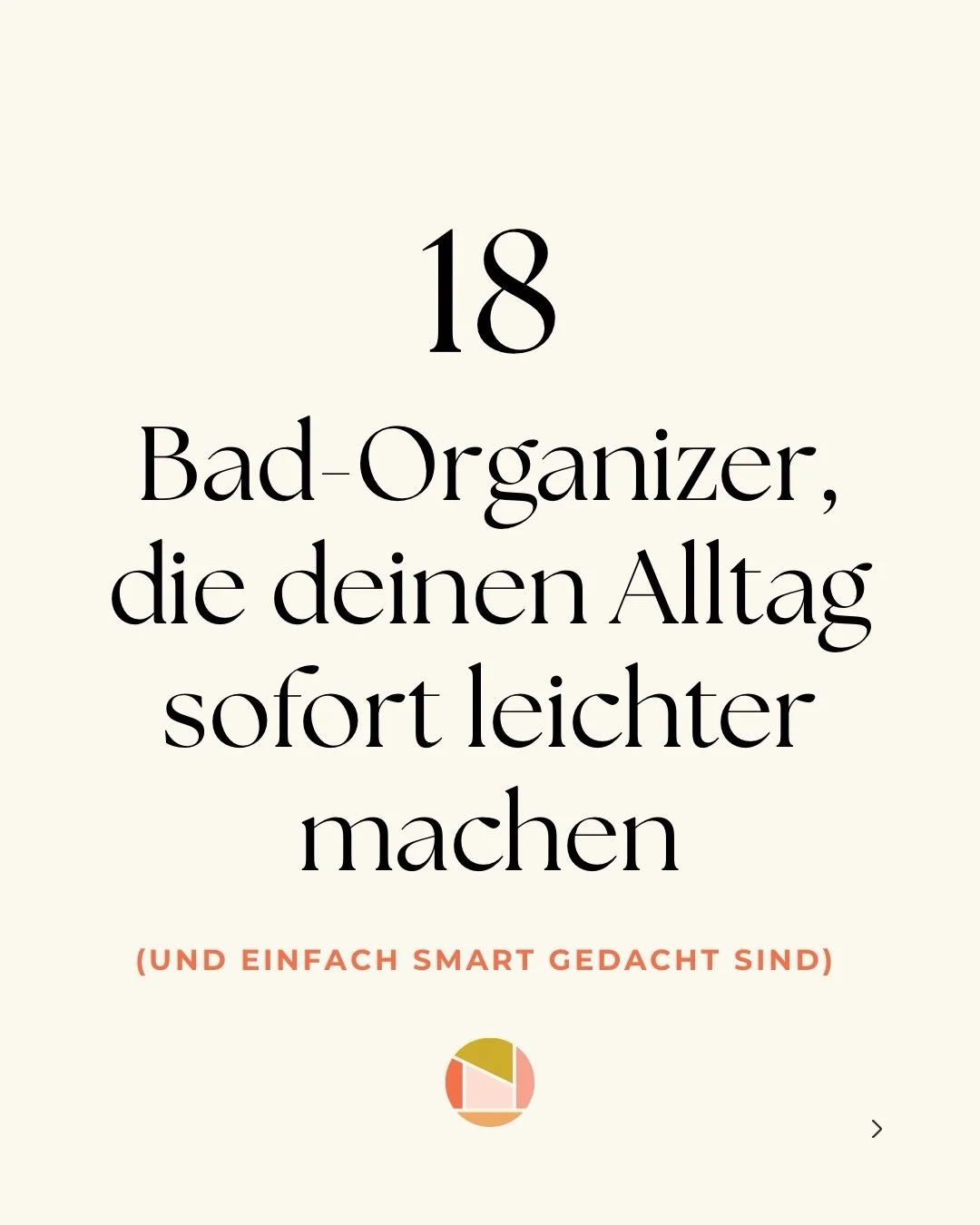 Anzeige &ndash; 18 Bad Organizer, die den Alltag leichter machen und einfach smart gedacht sind.

Schreib einfach &bdquo;BAD&ldquo; in die Kommentare und ich schicke dir den Link mit allen Produkten direkt als DM.

Kleine Tools, die morgens Zeit spar