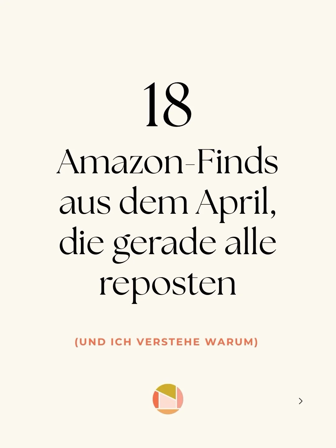 Anzeige &ndash; 18 Amazon-Finds aus dem April, die pl&ouml;tzlich &uuml;berall auftauchen. 🤍 👉🏼 Schreib einfach &bdquo;APRIL&ldquo; in die Kommentare und ich schicke dir alle Links direkt als DM.

Von Home-Finds bis Skincare &ndash; das sind die P