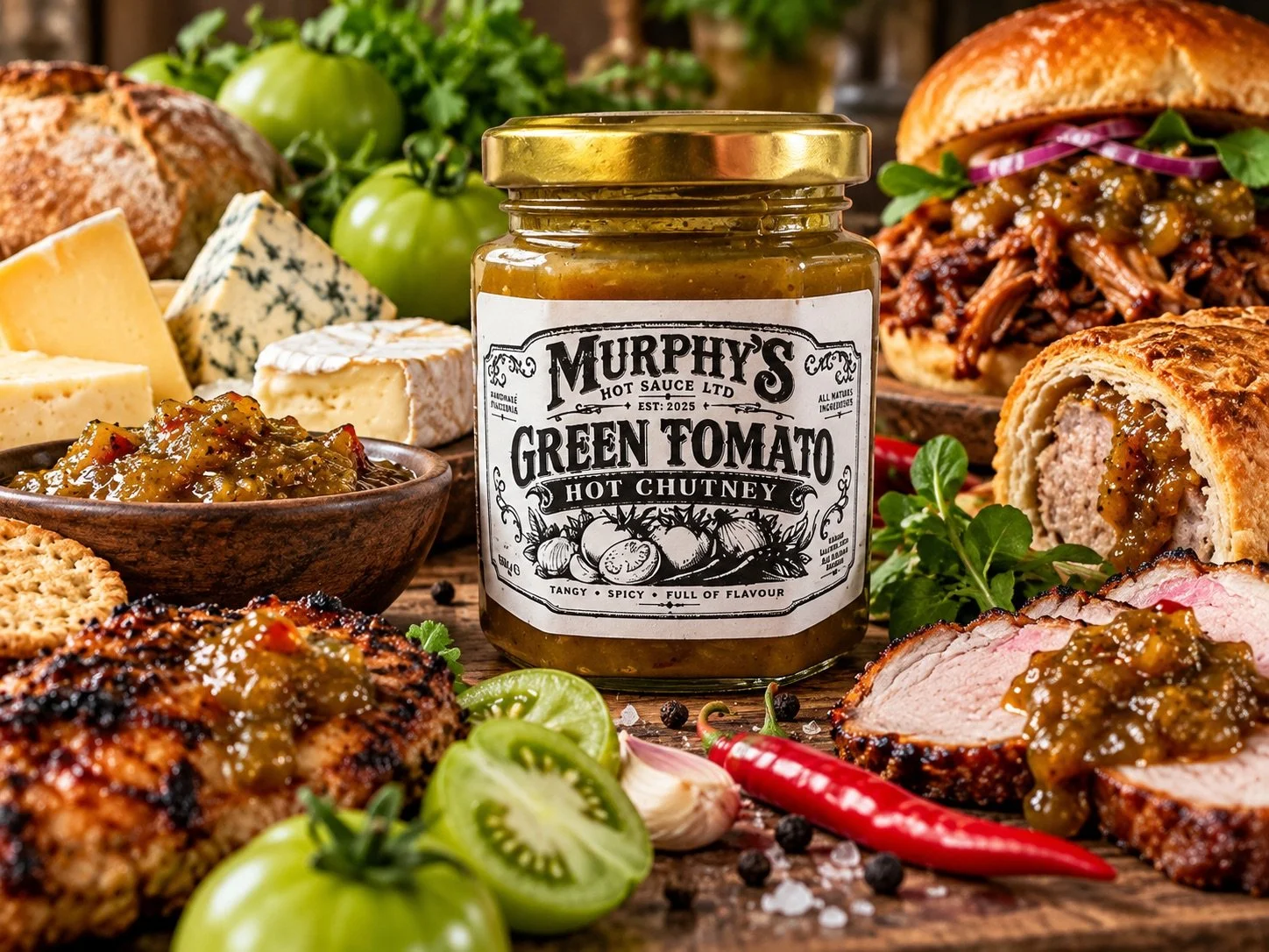 Murphy’s Green Tomato Hot Chutney