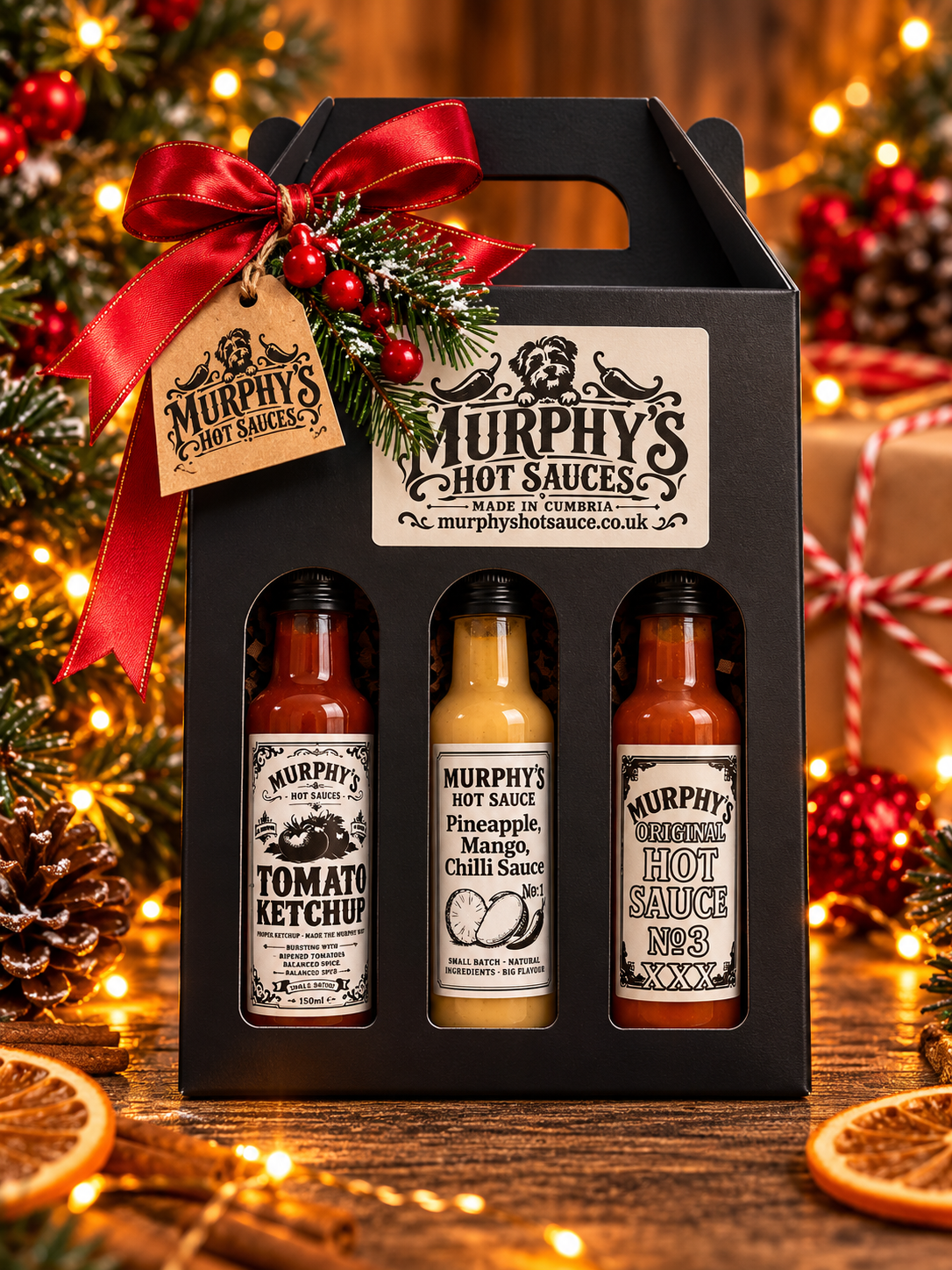 Murphy's Hot Sauce Christmas Gift Set - Trio of Flavours