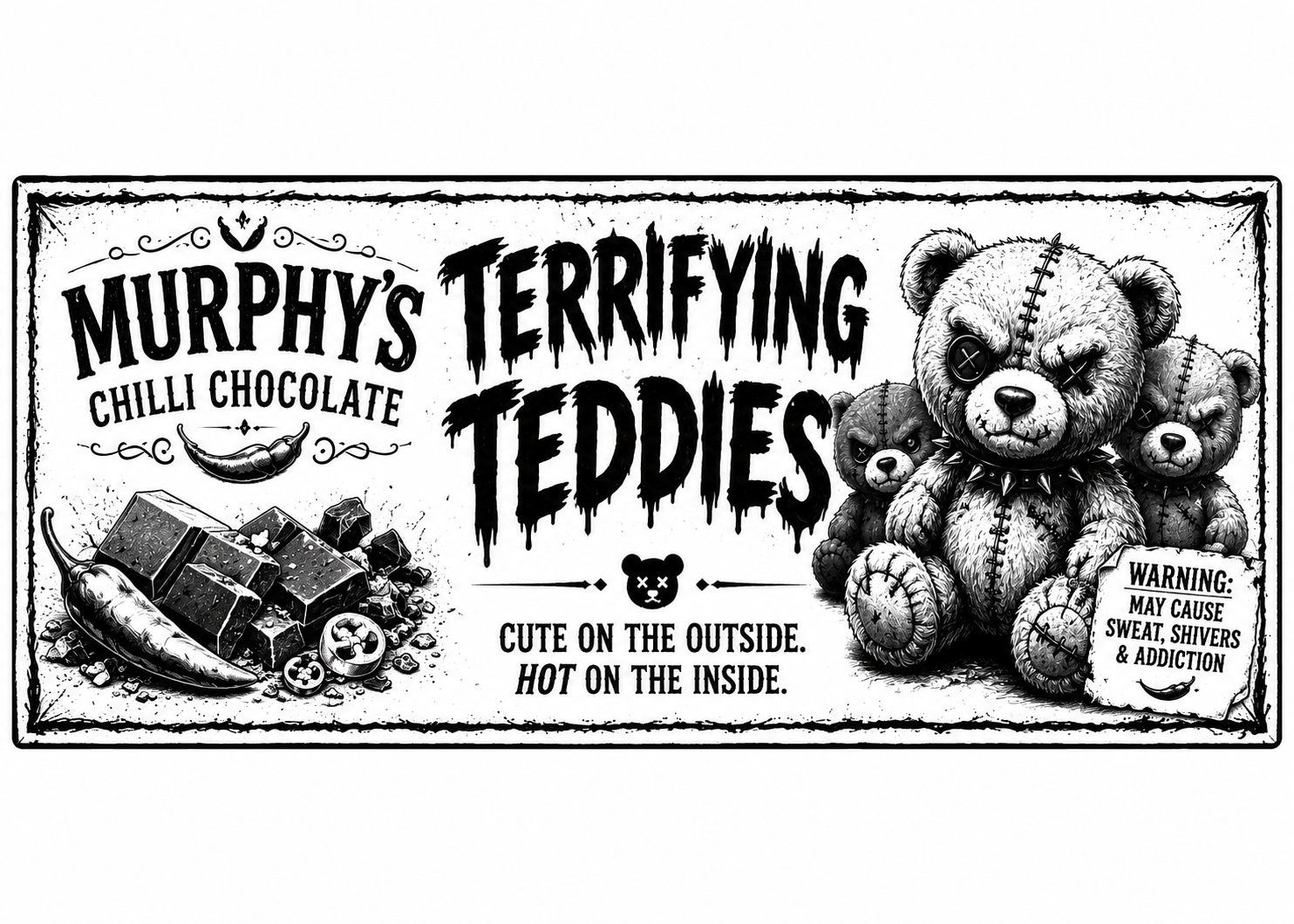 Murphy’s Chilli Chocolate – Terrifying Teddies