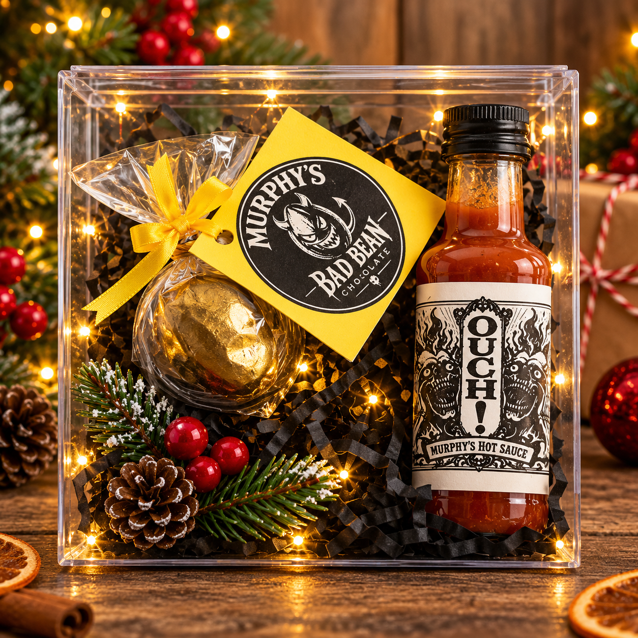 Ouch! Very, Very Hot Chilli Sauce & Bad Bean Chilli Chocolate