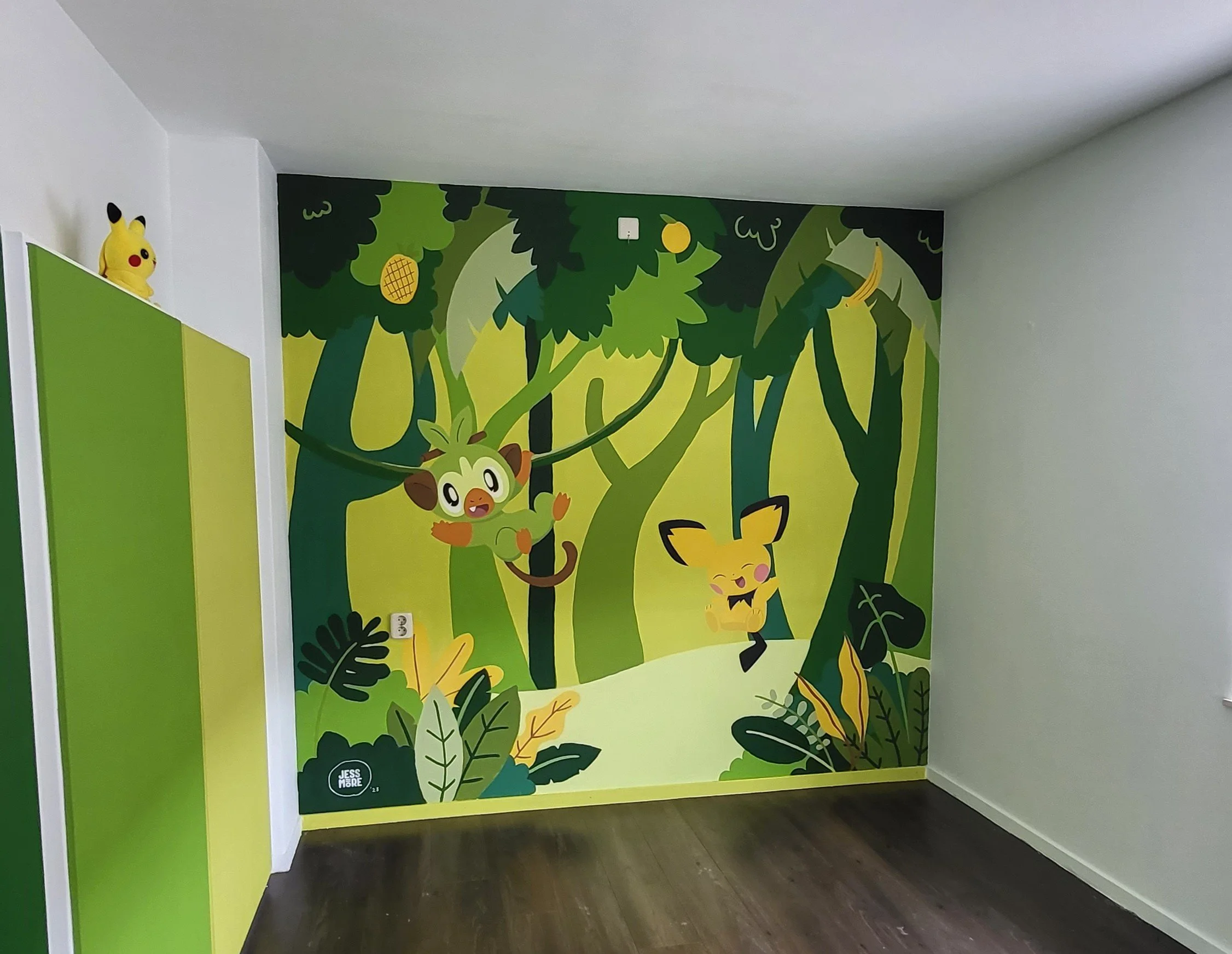 Pokemon Mural - Illustration