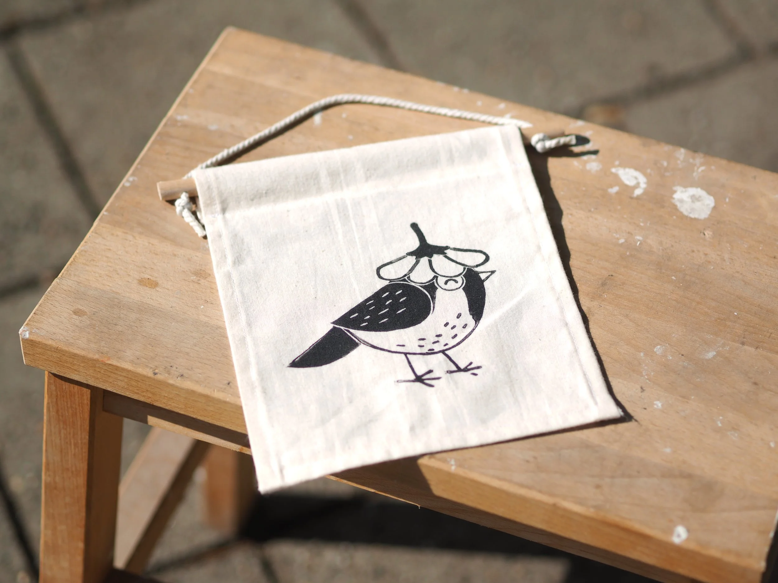 Wall Banner Bird