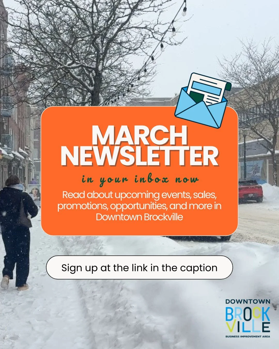 Looking for what is happening downtown this March? Our Downtown Brockville newsletter shares sales, events, and what downtown businesses are offering this month.

It is a simple way to see what is going on across downtown and plan your visits!

Not s