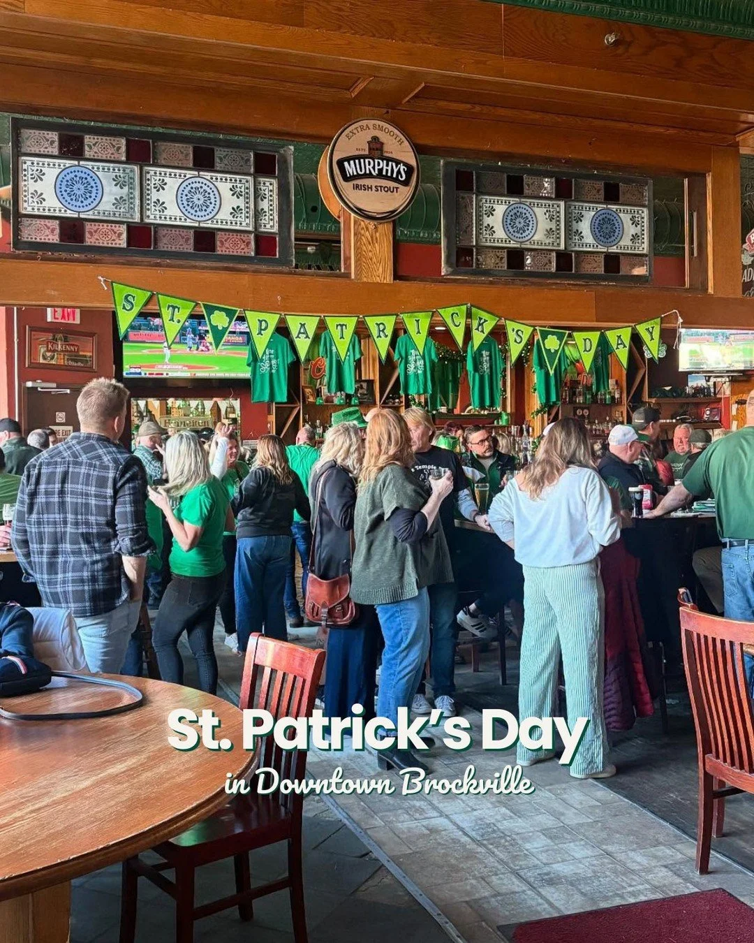 St. Patrick&rsquo;s Day fun in Downtown Brockville kicks off tomorrow 🍀

A couple of our downtown bars and restaurants are starting the celebrations early on March 14th, with even more happening on St. Patrick&rsquo;s Day itself. Expect free pool, g