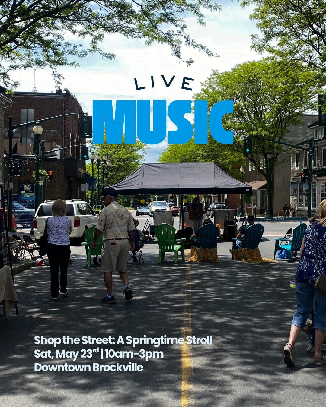 The soundtrack to Shop the Street: A Springtime Stroll is here! 🎶

Presented by Aaron's MILL in partnership with the Downtown Brockville BIA, this year&rsquo;s live music lineup is bringing a mix of familiar favourites and exciting new faces to King