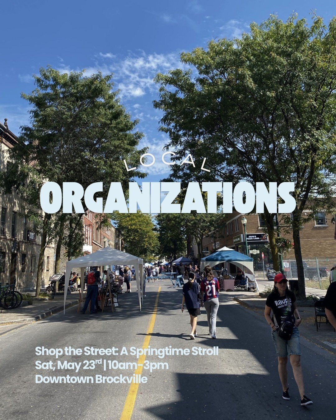 Meet the amazing local organizations joining us for Shop the Street: A Springtime Stroll on Saturday, May 23rd from 10am-3pm🌷

We&rsquo;re excited to welcome @brockvilleandareafoodbank, @bgcsoutheast, @alzheimersocietyllg, @sherwoodparkltc, @gardenb