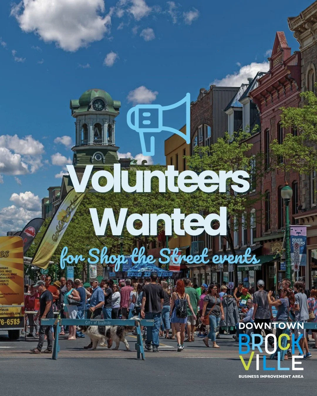 We are getting ready to bring the streets to life again and we would love your help! 🙌

Shop the Street is back on Saturday, May 23rd, Saturday, July 11th, Saturday, September 19th, and Saturday, November 14th, each event running 10am-3pm, and it al