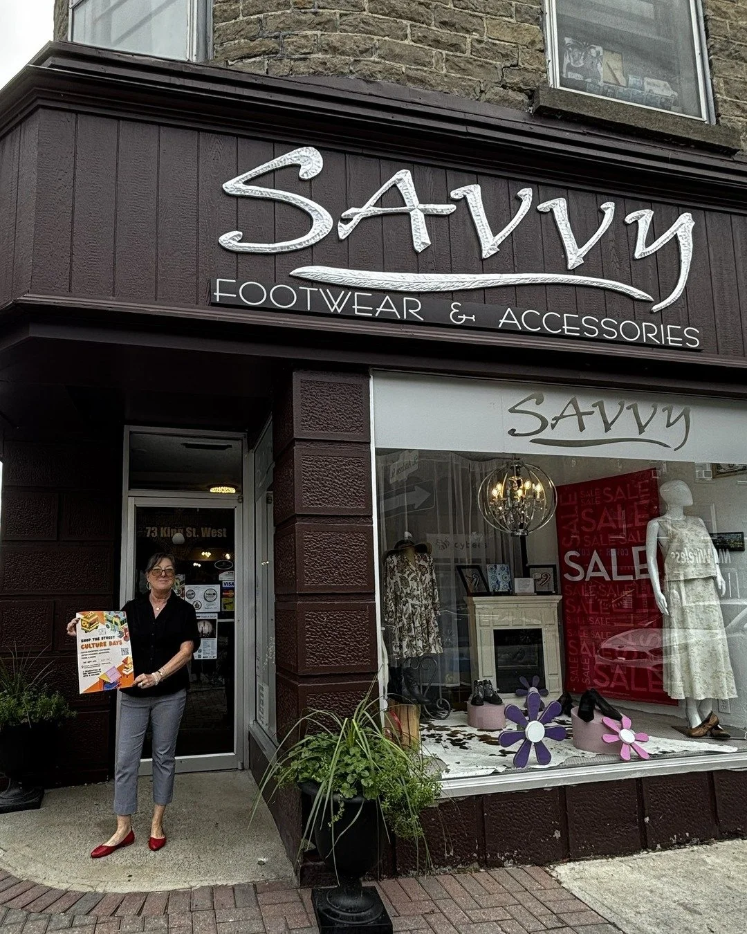 SHOP THE STREET DEALS 👀

@savvybrockville is giving you a very good reason to stop by during Shop the Street: Culture Days on September 19th.

Find 60% off outside the shop, then head inside for 40% off!

You&rsquo;ll find Savvy at 73 King St. W. Ma