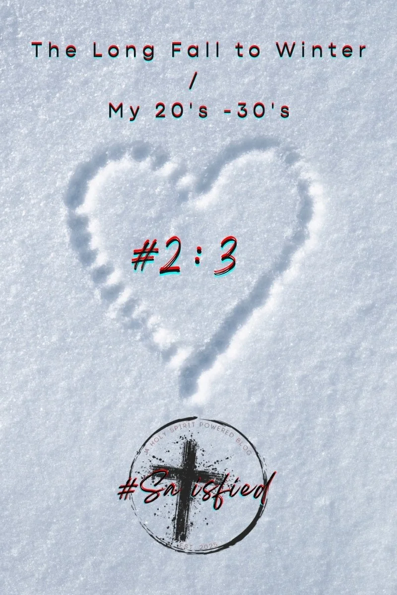 #2 : 3 - “The Long Fall to Winter aka my 20’s -30’s”