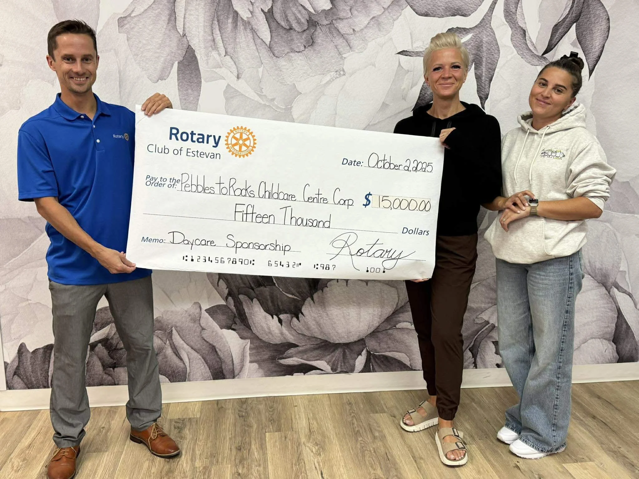 Rotary Club of Estevan sponsorship