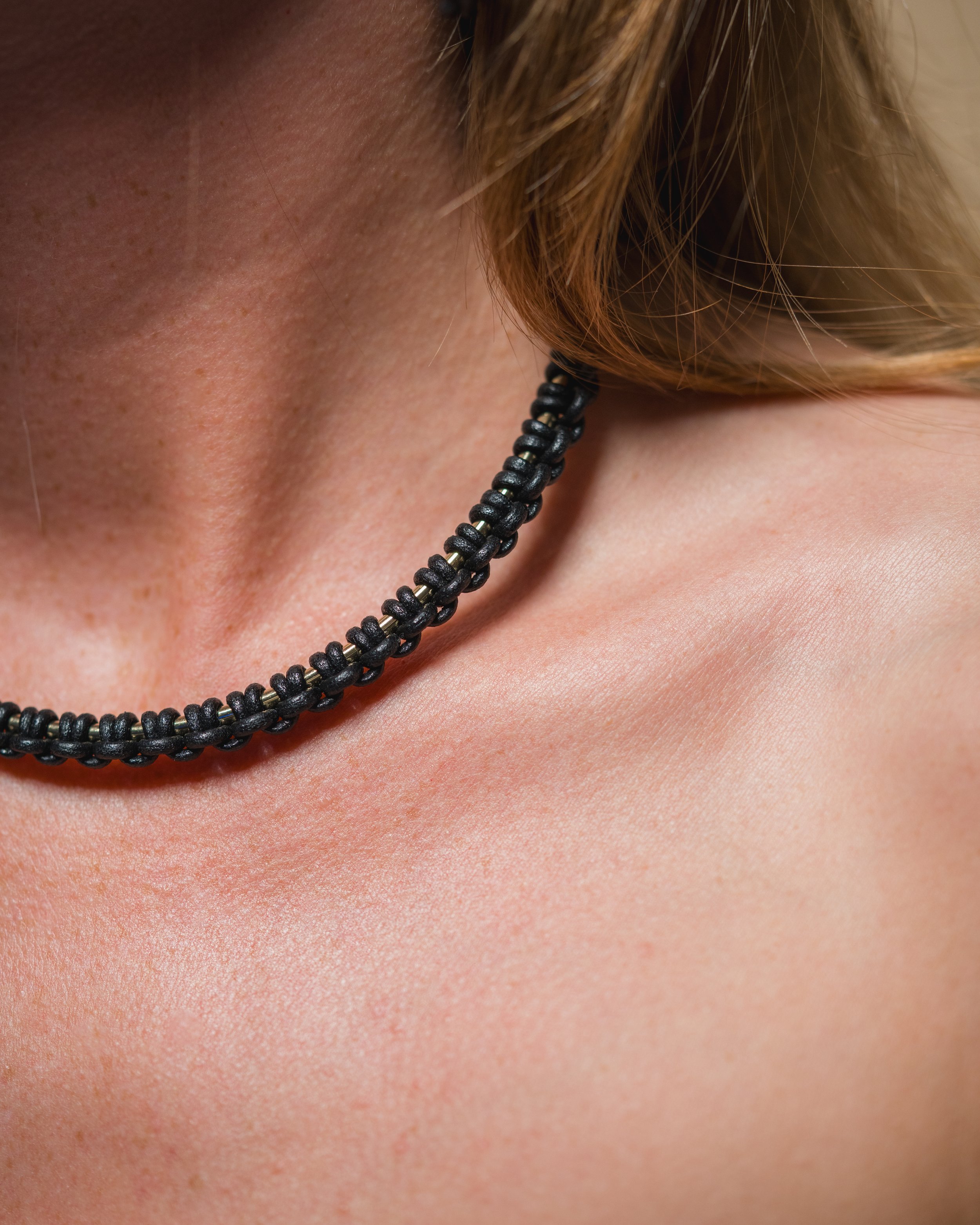 Handmade necklaces by Daydream Weaver small batch jewelry