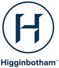 Hugginboham logo with a stylized 'H' inside a circle and the company name below