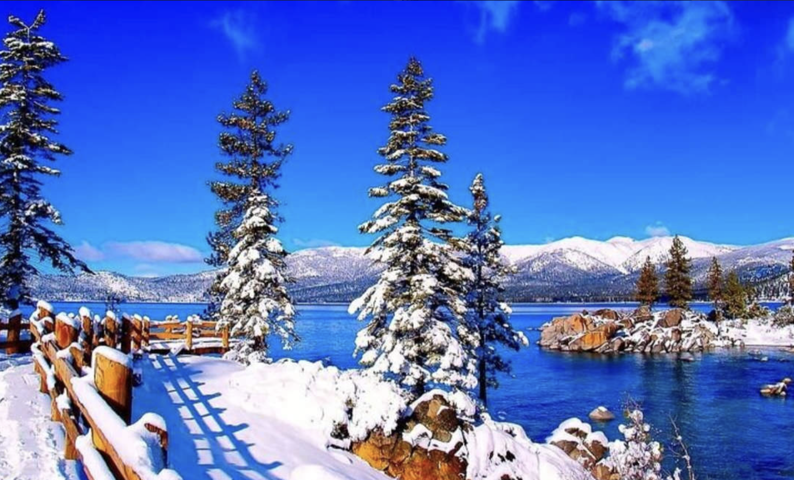 A JEWEL OF                 THE SIERRA: Chasing the Azure Hues of                    Lake Tahoe