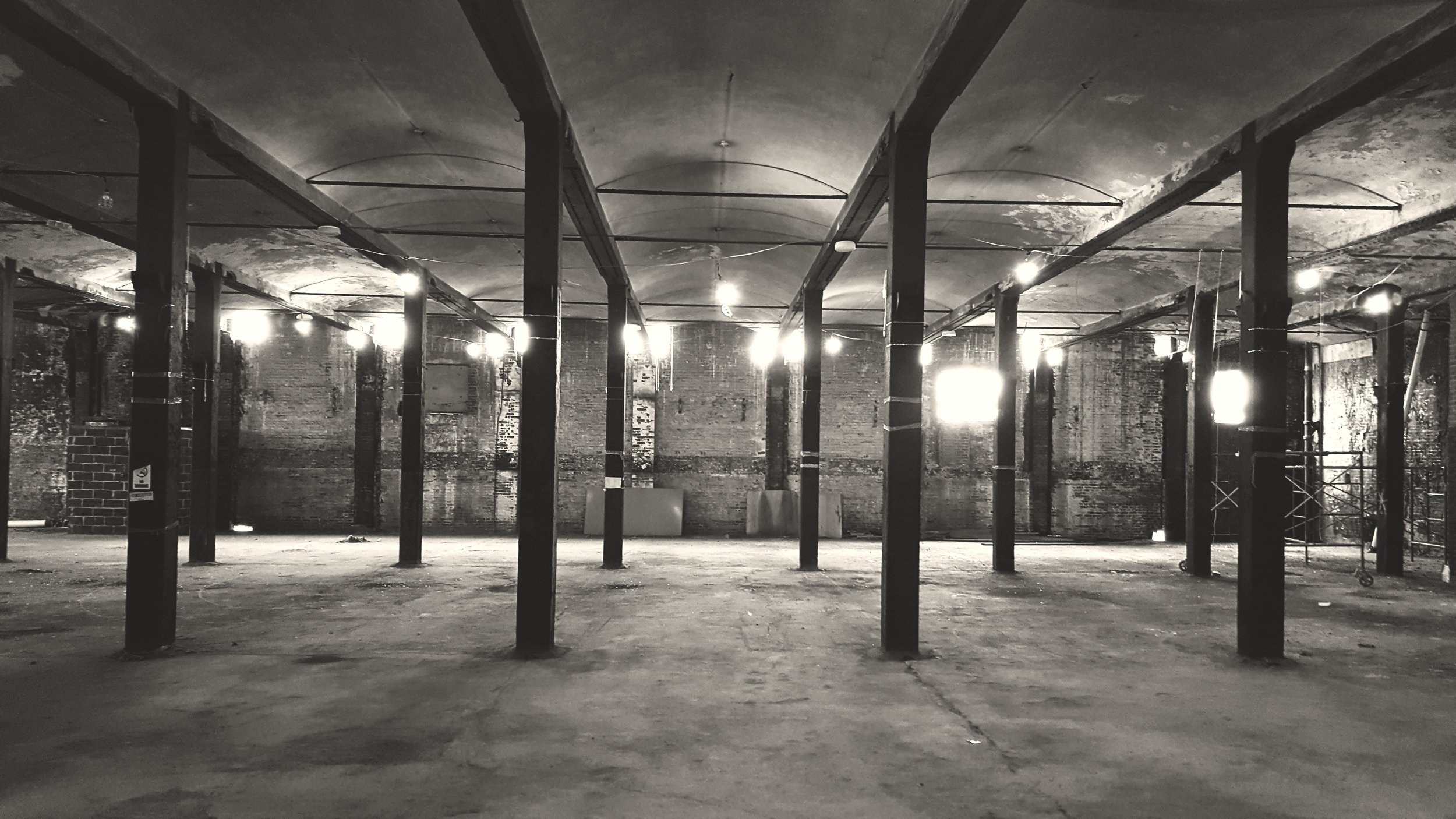 "Under Construction II B&W" Ice House Bronx, NY 2014