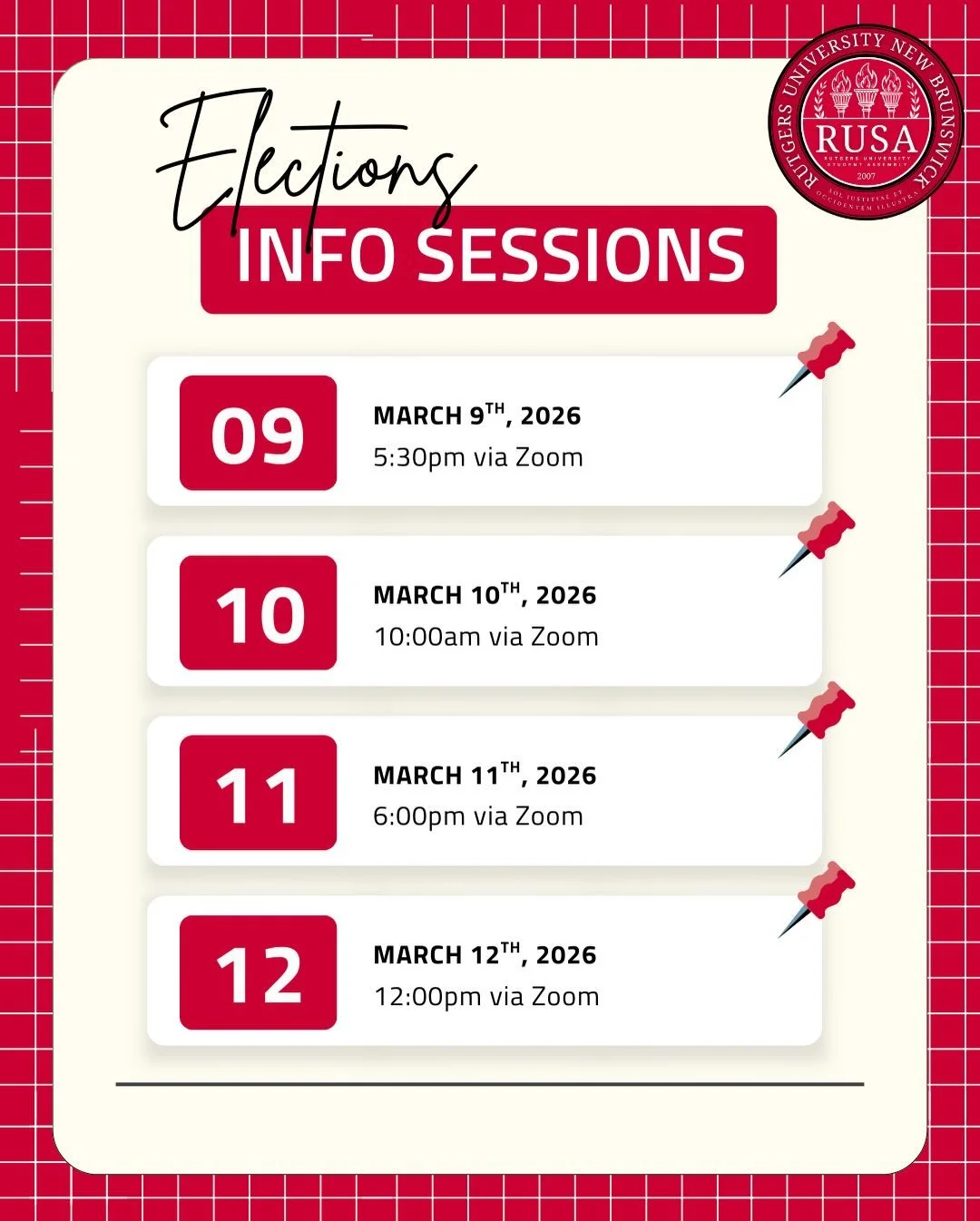 The info session dates are out! Check our linktree for access the zoom link!