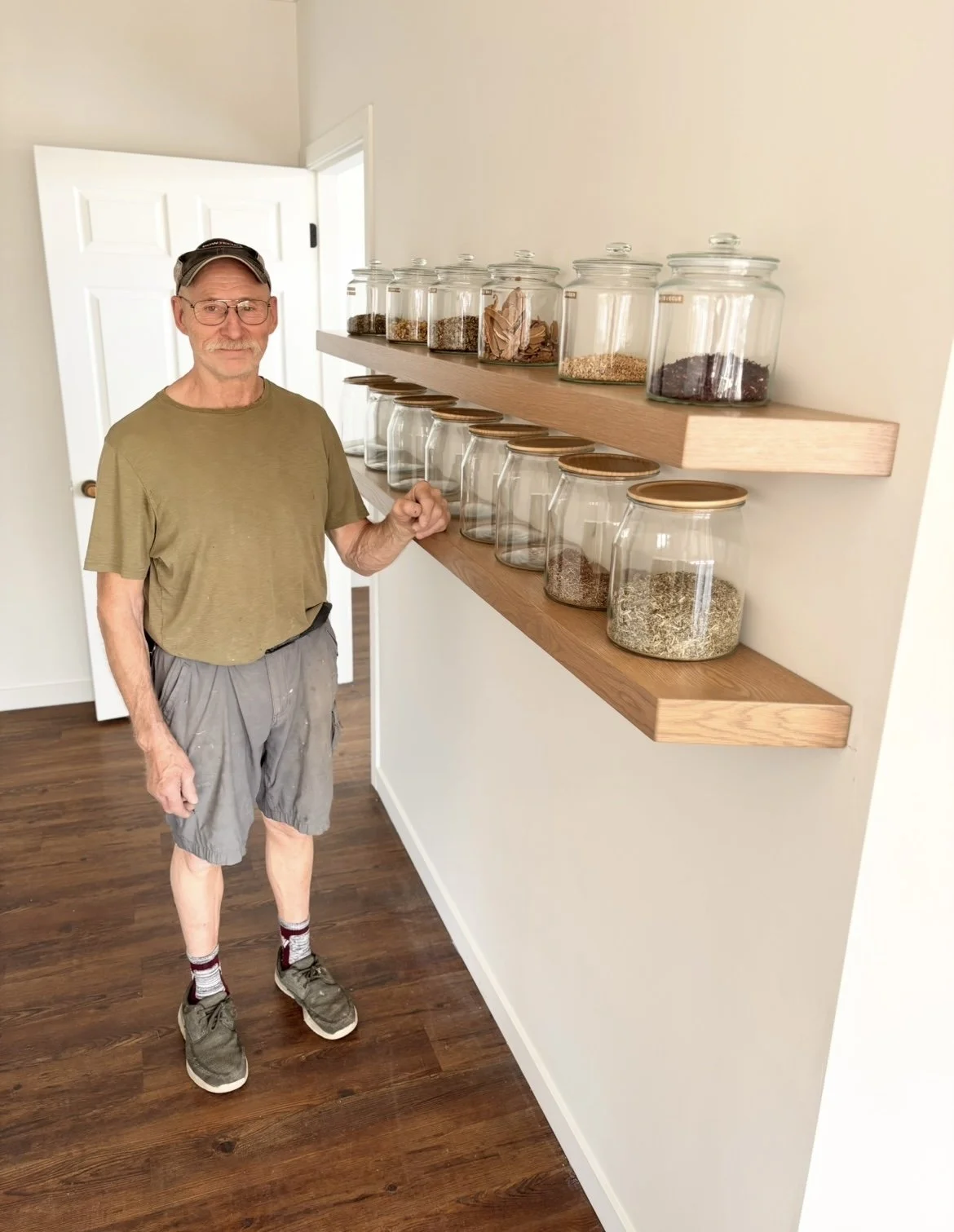 Custom Floating Shelves