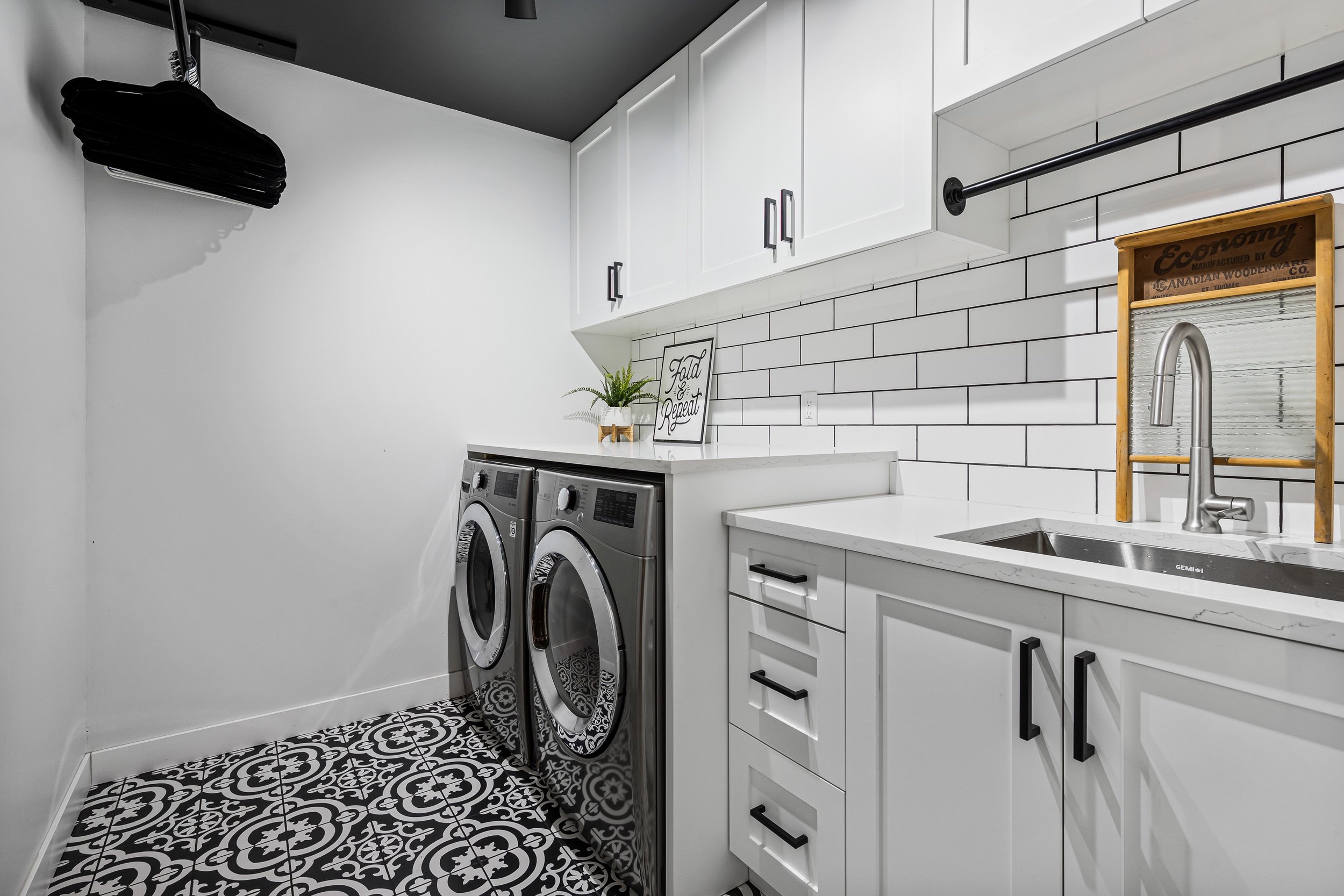 Custom built-in cabinets and storage