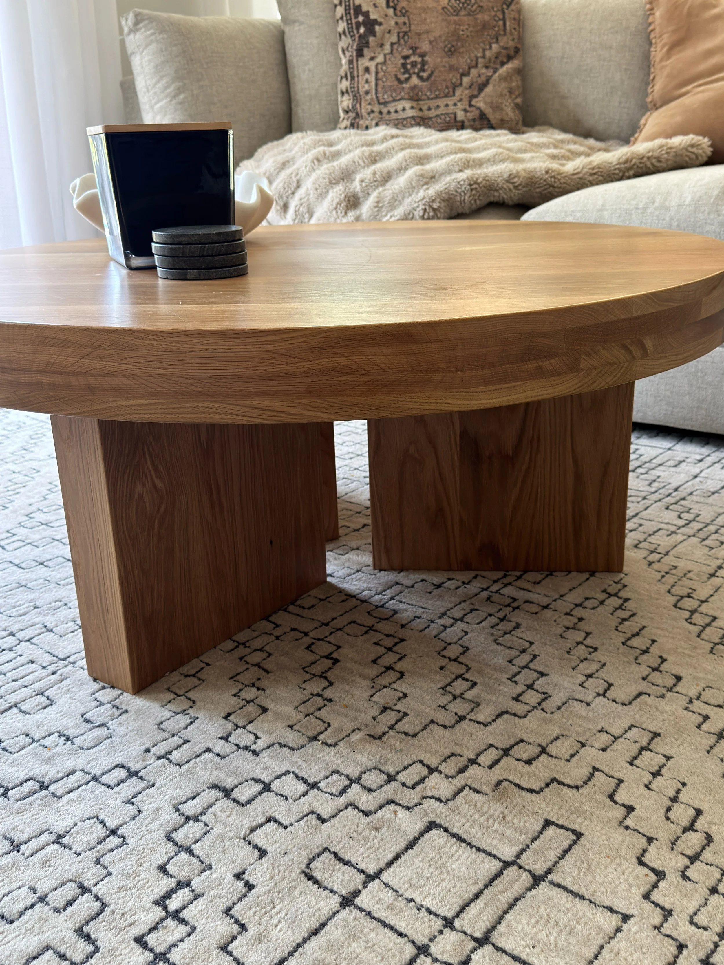 Custom millwork to fit any space - solid wood coffee table