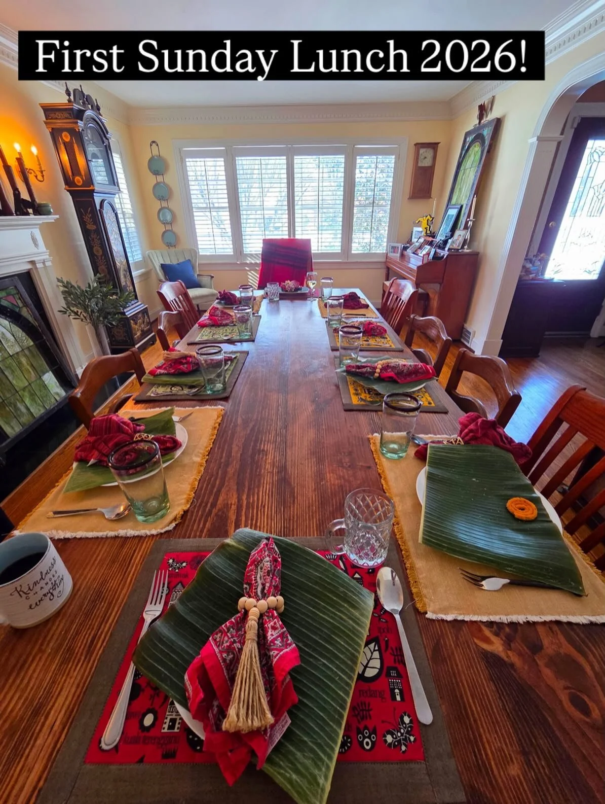 The Sunday lunch table was full not just of food, but of stories. Twelve people said yes, pulled up chairs, and discovered how much we had in common.

We covered Malaysia, hornbills, caterpillars 🐛, gardening wins, butterflies, bourbon in Malaysia, 