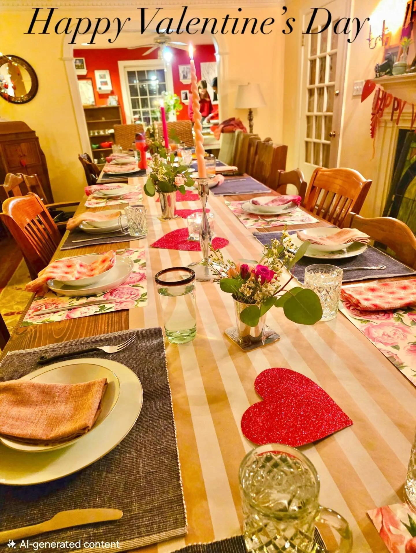Let the Table Do the Work 🤍

Host a couples Valentine dinner. Invite friends, neighbors, your Bible study crew &mdash; maybe even a few younger couples. Potluck or homemade, it doesn&rsquo;t matter. Just set the table. Use the china. Light the candl