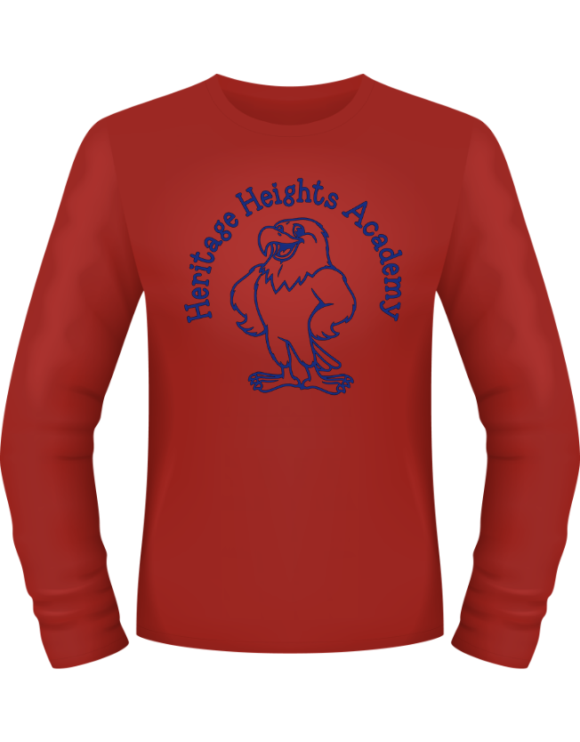 HHA Arched Long-Sleeve T-Shirt - Red.png