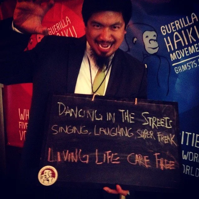 Party animal writes: Dancing in the streets- singing, laughing, super freak - Living life care free