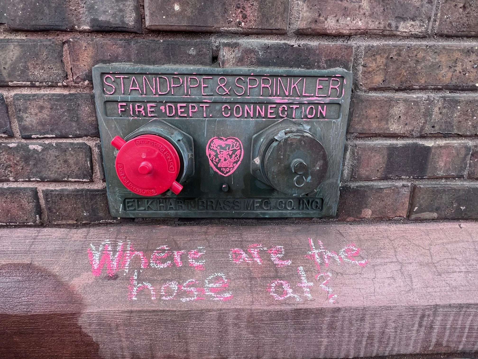 Teams got creative, finding haiku in the infrastructure around them: "Standpipe and sprinkler - Fire Department connection - Where are the hose at?"