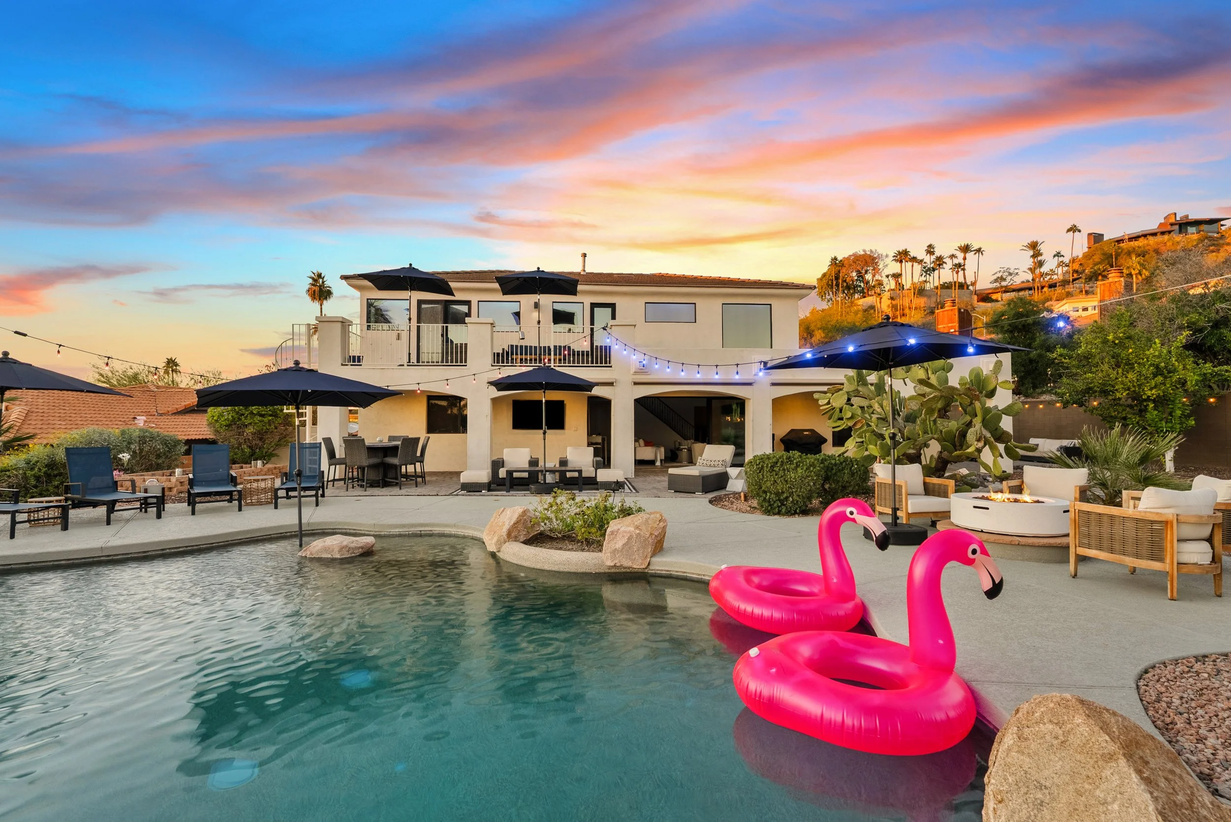 Biltmore Highlands Oasis luxury vacation rental designed for elevated hospitality and gathering in Phoenix Arizona