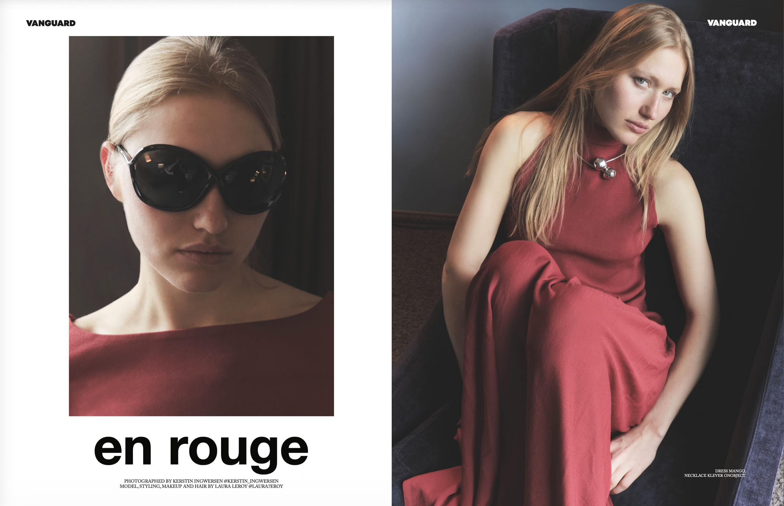 Vanguard Magazine Styling, Model