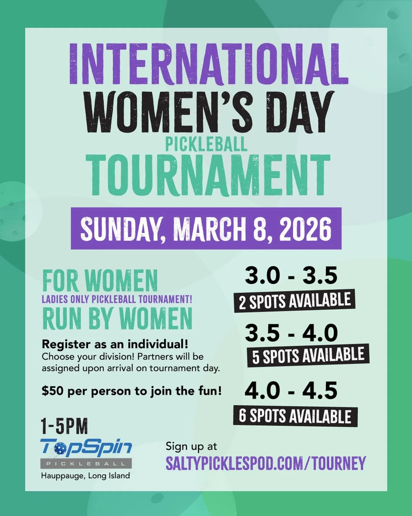 So blown away by the response from the women of Long Island 🫶 The ladies showed UP! The sign ups have been incredible and we only have a few spots left. Grab yours now before the waitlist starts. This one&rsquo;s going to be special.
