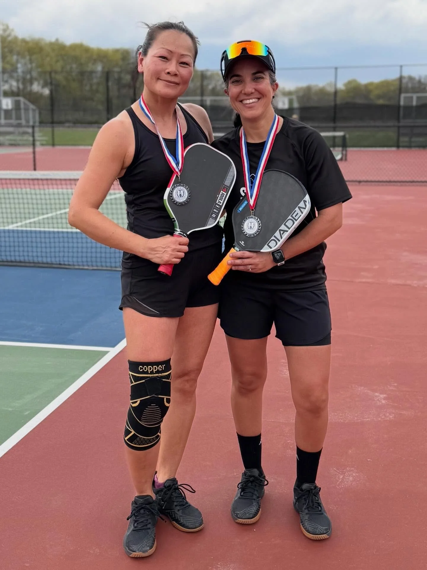 Dieu said she didn&rsquo;t want to play with Alexis anymore&hellip; 👀

Fast forward to today&hellip; we take 🥈 at our reunion tournament 😤

Looks like we might need to rethink that decision 🤝🥒 #breakoverbacktowork 

Thanks @thrivepickleball for 