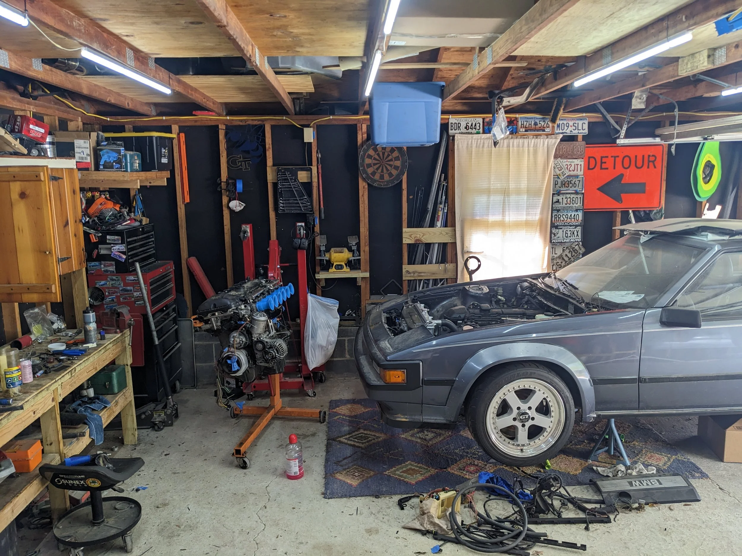 Everything is half-finished
