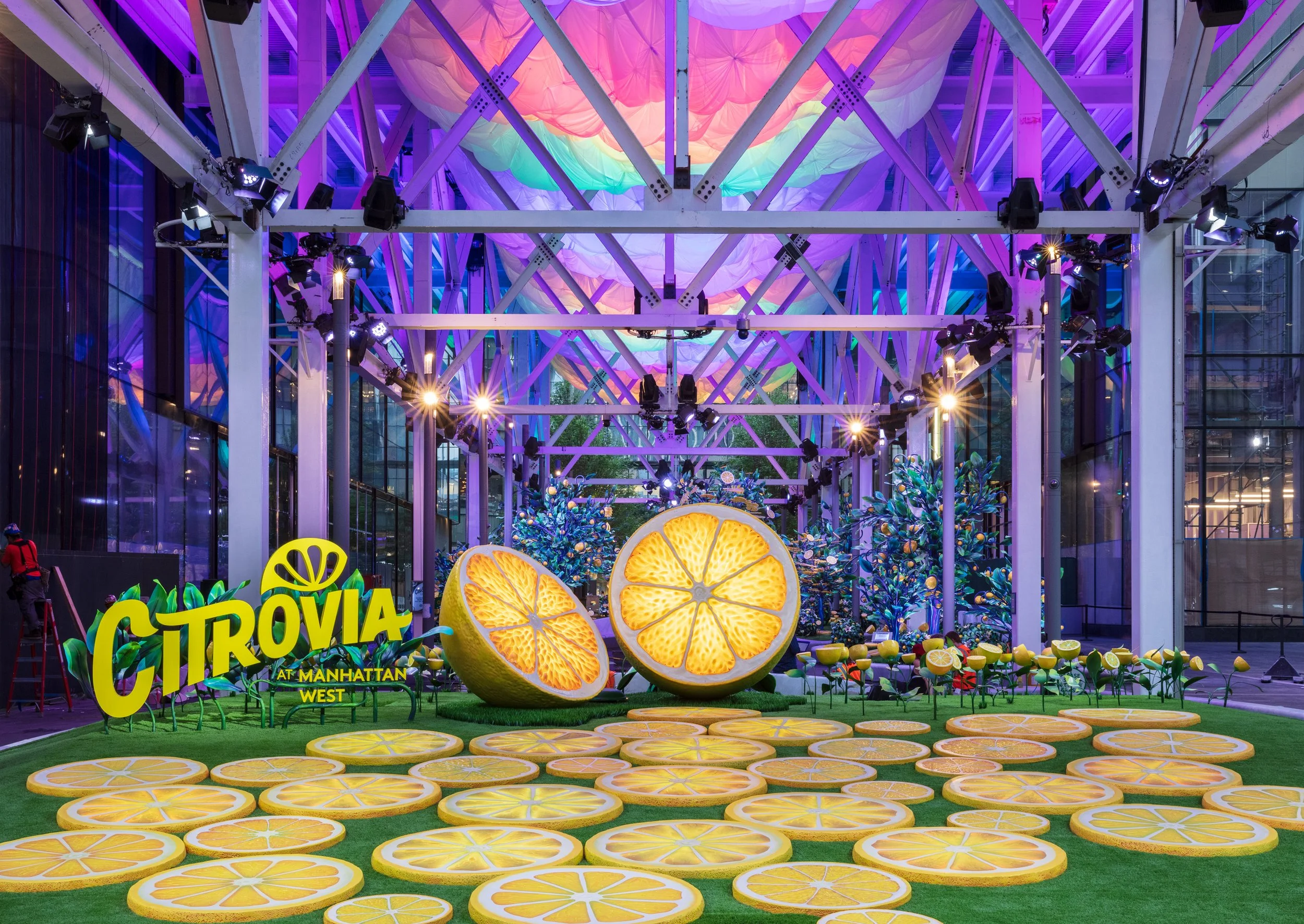 Citrovia Sign with Lemons - Rainbow Sky - Landscape.jpg