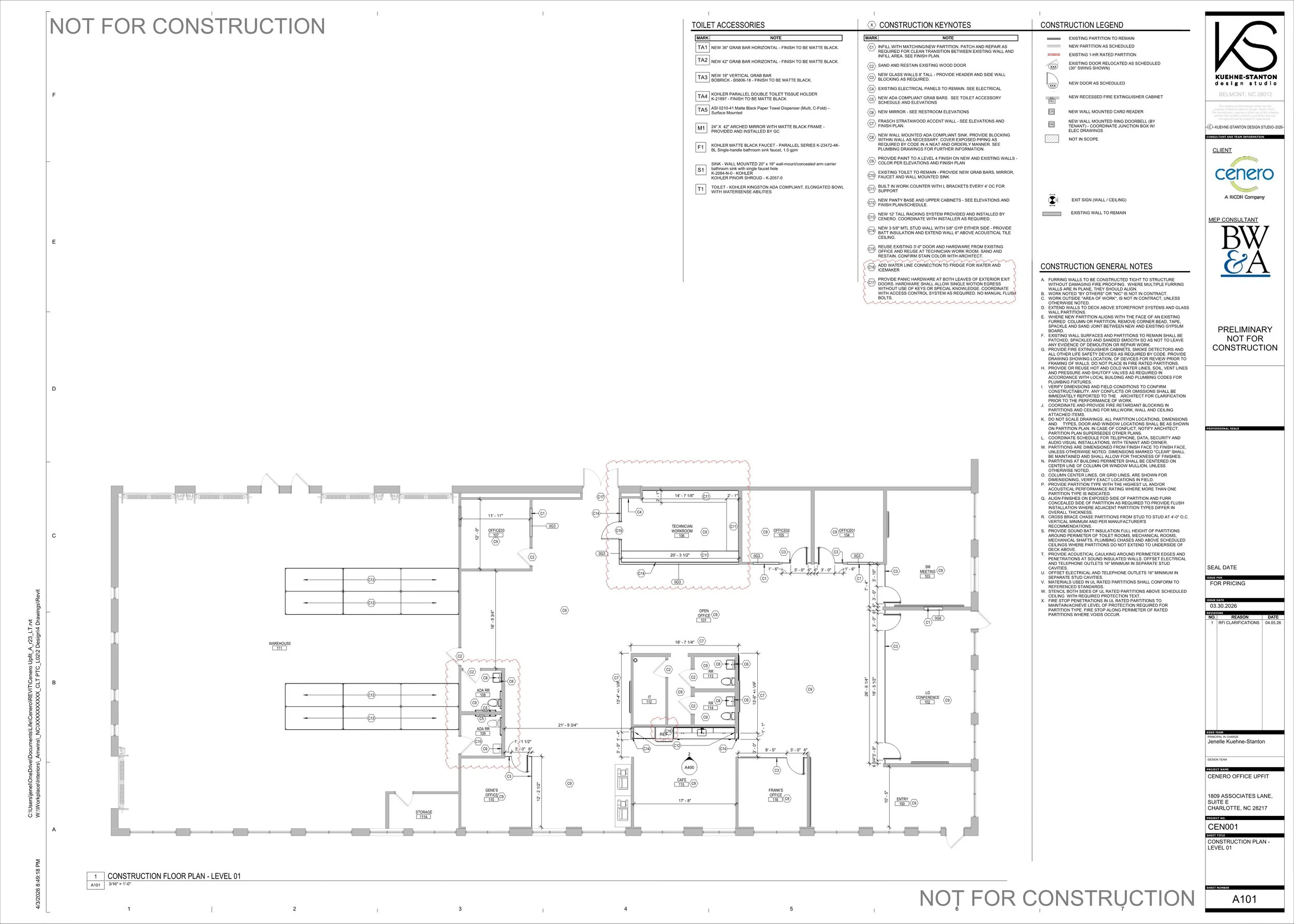 Pricing | Construction Plan