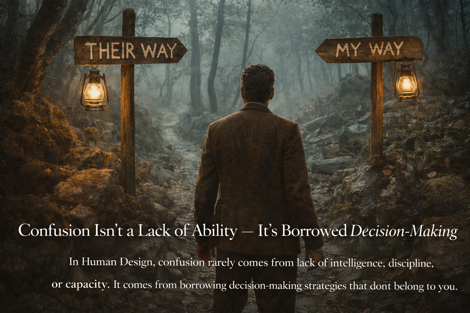 Confusion Isn’t a Lack of Ability — It’s Borrowed Decision-Making