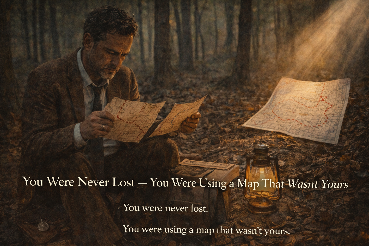 You Were Never Lost — You Were Using a Map That Wasn’t Yours