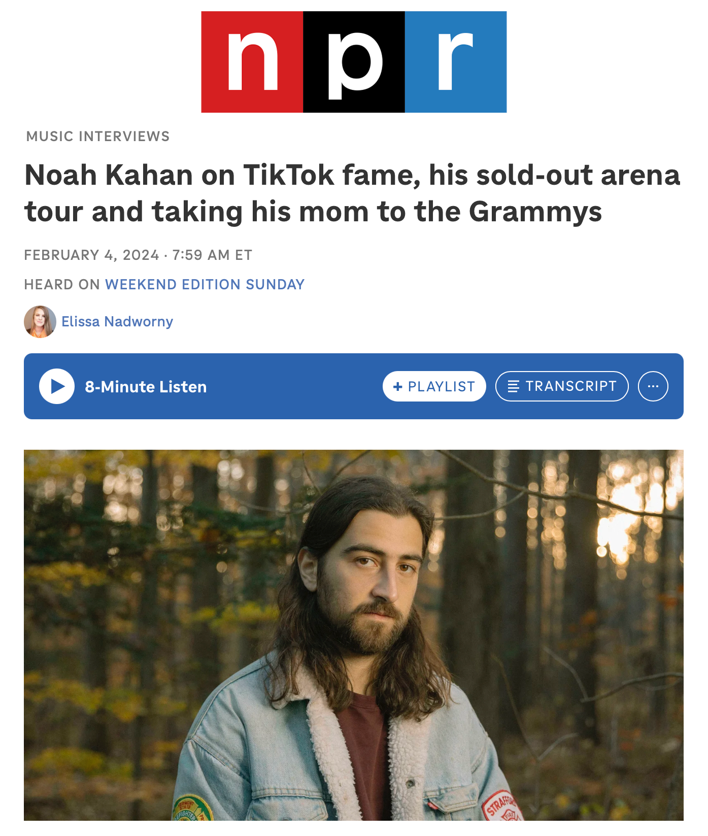 https://www.npr.org/2024/02/04/1228668717/noah-kahan-tiktok-grammys-stick-season-interview