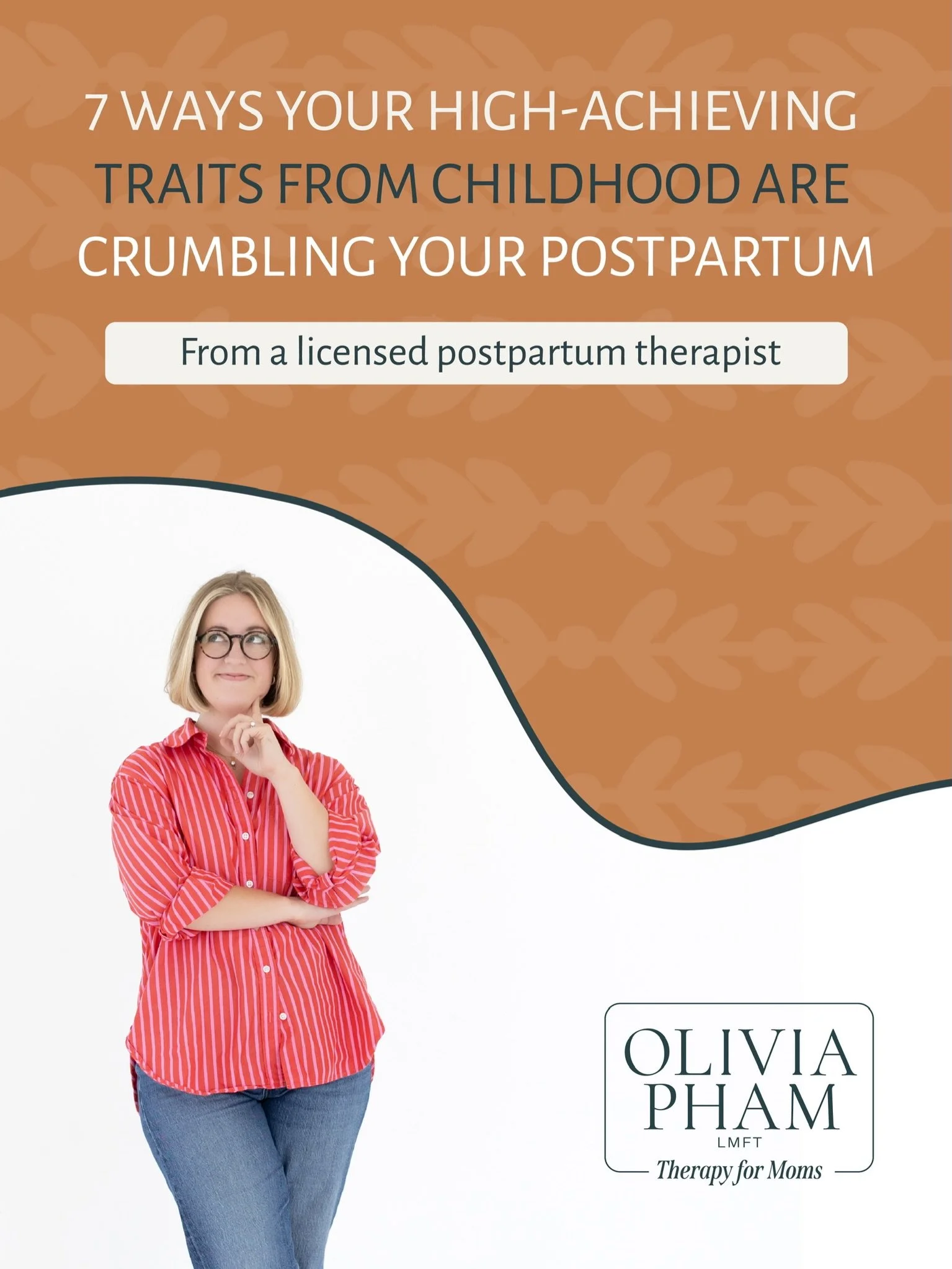 To help you connect the dots on why this period of your life is so hard when you may have never struggled this much before. 💜

You learned that being vulnerable &amp; open about your emotions wasn&rsquo;t the best thing to do. But in postpartum, my 