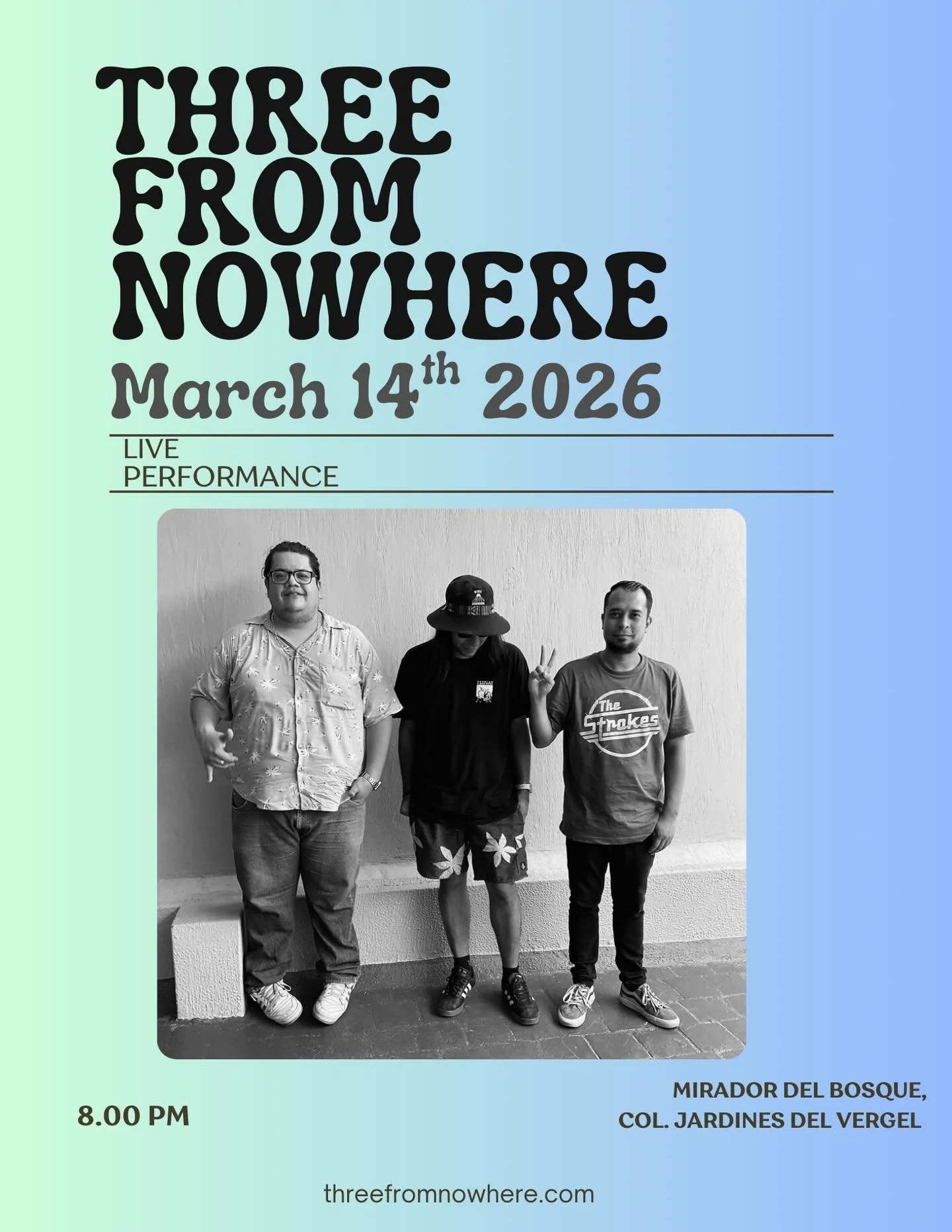 Three From Nowhere Live