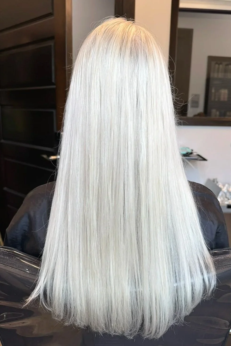 Color correction and highlight with a straight haircut