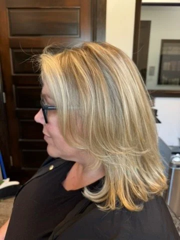 Full highlight and root touch up